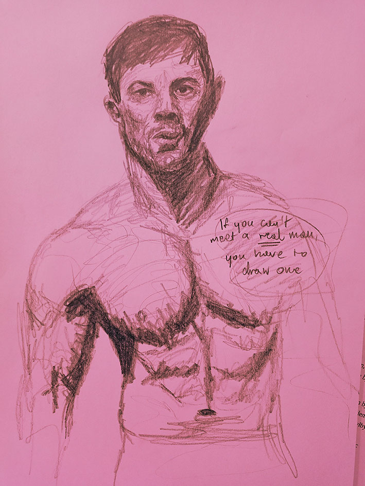 Jeśli nie możesz mieć prawdziwego mężczyzny, musisz go sobie narysować