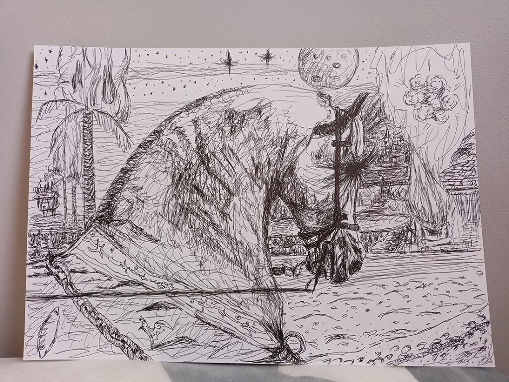 Koń L4 Alicja Sadejko art